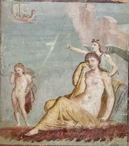 Ricostruzione dell'affresco di Arianna