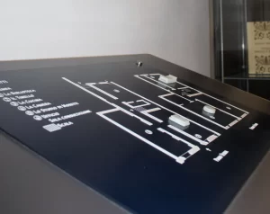 Mappa tattile nella Casa museo Marino Moretti