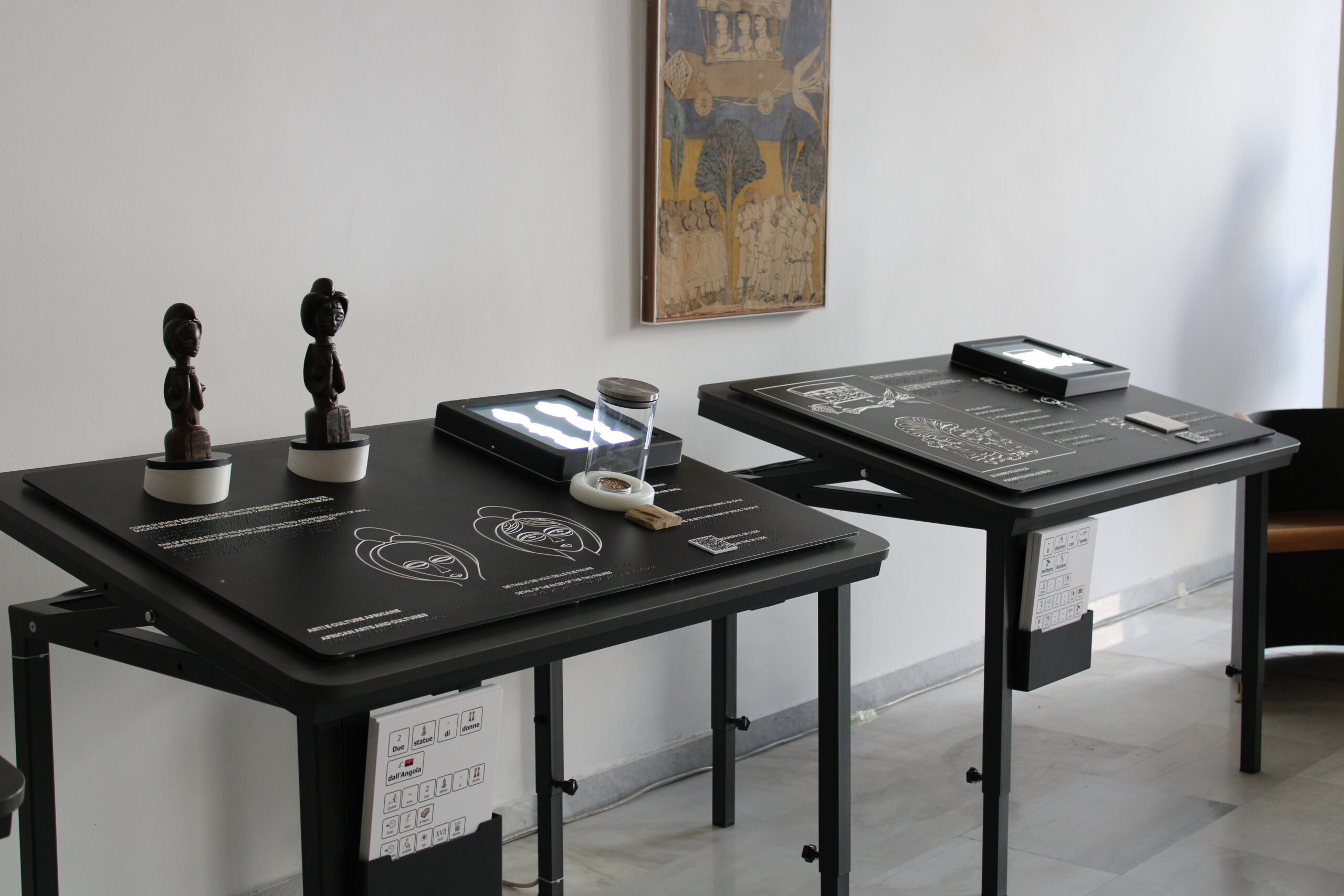 L'accessibilit&agrave; museale si tocca e si annusa: postazioni multisensoriali con riproduzioni 3D e Braille.